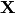 \X
