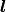 \boldsymbol{l}